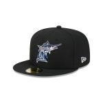 GORRA NEW ERA CAP MIAMI MARLINS MLB RACEWAY 59FIFTY CERRADA en STOCK
