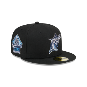 GORRA NEW ERA CAP MIAMI MARLINS MLB RACEWAY 59FIFTY CERRADA en STOCK