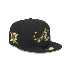 GORRA NEW ERA CAP ATLANTA BRAVES MLB ARMED FORCES DAY 2024 59FIFTY CERRADA en STOCK