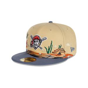 GORRA NEW ERA CAP PITTSBURGH PIRATES MLB TEAM LANDSCAPE 59FIFTY CERRADA en STOCK