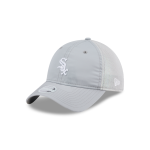 GORRA NEW ERA CAP CHICAGO WHITE SOX MLB GLITTER MESH 9TWENTY STRAPBACK PARA MUJER GRIS en STOCK
