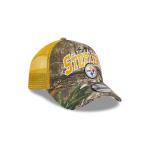 GORRA NEW ERA CAP PITTSBURGH STEELERS NFL TRUCKER CAMO 9FORTY AF SNAPBACK en STOCK