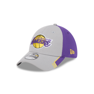 GORRA NEW ERA CAP LOS ANGELES LAKERS NBA VISOR TRIM 39THIRTY ELáSTICA en STOCK