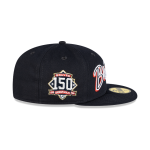GORRA NEW ERA CAP ATLANTA BRAVES MLB SCRIPT SIDED 59FIFTY CERRADA en STOCK