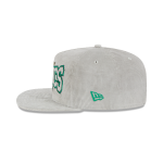 GORRA NEW ERA CAP BOSTON CELTICS NBA GOLFER GRAY CORDUROY SNAPBACK en STOCK