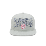 GORRA NEW ERA CAP NEW YORK YANKEES MLB GOLFER GRAY CORDUROY SNAPBACK en STOCK