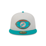 GORRA NEW ERA CAP MIAMI DOLPHINS NFL SIDELINE HISTORIC 2024 59FIFTY CERRADA en STOCK