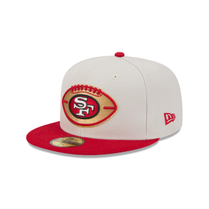 GORRA NEW ERA CAP SAN FRANCISCO 49ERS NFL SIDELINE HISTORIC 2024 59FIFTY CERRADA en STOCK