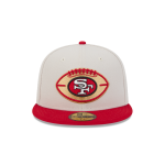 GORRA NEW ERA CAP SAN FRANCISCO 49ERS NFL SIDELINE HISTORIC 2024 59FIFTY CERRADA en STOCK