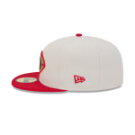 GORRA NEW ERA CAP SAN FRANCISCO 49ERS NFL SIDELINE HISTORIC 2024 59FIFTY CERRADA en STOCK