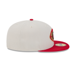 GORRA NEW ERA CAP SAN FRANCISCO 49ERS NFL SIDELINE HISTORIC 2024 59FIFTY CERRADA en STOCK