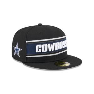 GORRA NEW ERA CAP DALLAS COWBOYS NFL SIDELINE BLACK 2024 59FIFTY CERRADA en STOCK