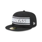 GORRA NEW ERA CAP LAS VEGAS RAIDERS NFL SIDELINE BLACK 2024 59FIFTY CERRADA en STOCK