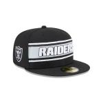 GORRA NEW ERA CAP LAS VEGAS RAIDERS NFL SIDELINE BLACK 2024 59FIFTY CERRADA en STOCK