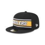 GORRA NEW ERA CAP PITTSBURGH STEELERS NFL SIDELINE BLACK 2024 59FIFTY CERRADA en STOCK