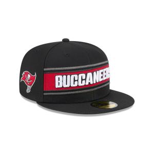 GORRA NEW ERA CAP TAMPA BAY BUCCANEERS NFL SIDELINE BLACK 2024 59FIFTY CERRADA en STOCK