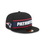 GORRA NEW ERA CAP NEW ENGLAND PATRIOTS NFL SIDELINE BLACK 2024 59FIFTY CERRADA en STOCK