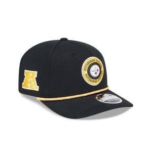 GORRA NEW ERA CAP PITTSBURGH STEELERS NFL SIDELINE 2024 AFC 9SEVENTY SNAPBACK en STOCK