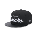 GORRA NEW ERA CAP NEW YORK KNICKS NBA FAUX LEATHER 9FIFTY SNAPBACK en STOCK