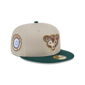 GORRA NEW ERA CAP CHICAGO CUBS MLB TREE BARK FILL 59FIFTY CERRADA en STOCK