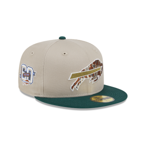 GORRA NEW ERA CAP BUFFALO BILLS NFL TREE BARK FILL 59FIFTY CERRADA en STOCK