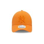GORRA NEW ERA CAP NEW YORK YANKEES MLB LEAGUE ESSENTIALS 9FORTY STRAPBACK NARANJA PARA MUJER en STOCK