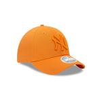 GORRA NEW ERA CAP NEW YORK YANKEES MLB LEAGUE ESSENTIALS 9FORTY STRAPBACK NARANJA PARA MUJER en STOCK