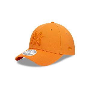 GORRA NEW ERA CAP NEW YORK YANKEES MLB LEAGUE ESSENTIALS 9FORTY STRAPBACK NARANJA PARA MUJER en STOCK