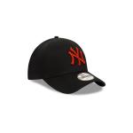GORRA NEW ERA CAP NEW YORK YANKEES MLB LEAGUE ESSENTIALS RED LOGO 9FORTY STRAPBACK PARA NIñA O NIñO en STOCK