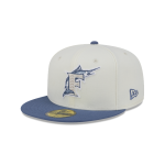 GORRA NEW ERA CAP MIAMI MARLINS MLB WAVY CHAINSTITCH 59FIFTY CERRADA en STOCK