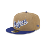 GORRA NEW ERA CAP LOS ANGELES DODGERS MLB CANVAS CROWN 59FIFTY CERRADA en STOCK