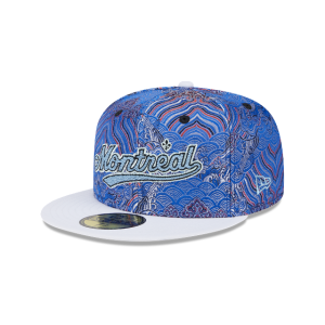 GORRA NEW ERA CAP MONTREAL EXPOS MLB WAVE FILL 59FIFTY CERRADA en STOCK