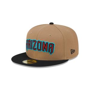 GORRA NEW ERA CAP ARIZONA DIAMONDBACKS MLB CLASSIC 8-BIT WORDMARK 59FIFTY CERRADA en STOCK