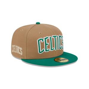 GORRA NEW ERA CAP BOSTON CELTICS NBA CLASSIC 8-BIT WORDMARK 59FIFTY CERRADA en STOCK