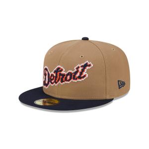 GORRA NEW ERA CAP DETROIT TIGERS MLB CLASSIC 8-BIT WORDMARK 59FIFTY CERRADA en STOCK