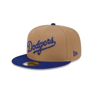 GORRA NEW ERA CAP LOS ANGELES DODGERS MLB CLASSIC 8-BIT WORDMARK 59FIFTY CERRADA en STOCK