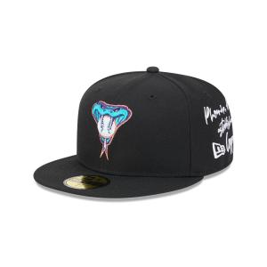 GORRA NEW ERA CAP ARIZONA DIAMONDBACKS MLB TEAM VERBIAGE 59FIFTY CERRADA en STOCK