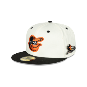 GORRA NEW ERA CAP BALTIMORE ORIOLES MLB MASCOT PIN 59FIFTY CERRADA en STOCK