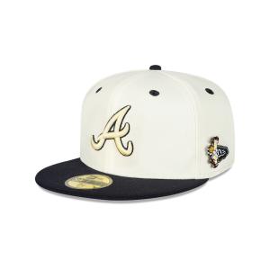 GORRA NEW ERA CAP ATLANTA BRAVES MLB MASCOT PIN 59FIFTY CERRADA en STOCK