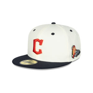 GORRA NEW ERA CAP CLEVELAND GUARDIANS MLB MASCOT PIN 59FIFTY CERRADA en STOCK