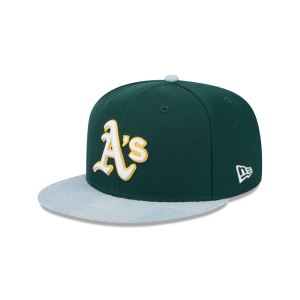 GORRA NEW ERA CAP OAKLAND ATHLETICS MLB PATCH DENIM 59FIFTY CERRADA en STOCK