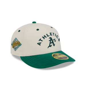 GORRA NEW ERA CAP OAKLAND ATHLETICS MLB VINTAGE STACK 59FIFTY LP CERRADA en STOCK