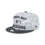 GORRA NEW ERA CAP GREEN BAY PACKERS NFL SALUTE TO SERVICE 2024 9FIFTY SNAPBACK en STOCK