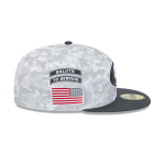 GORRA NEW ERA CAP SAN FRANCISCO 49ERS NFL SALUTE TO SERVICE 2024 59FIFTY CERRADA en STOCK