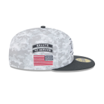 GORRA NEW ERA CAP KANSAS CITY CHIEFS NFL SALUTE TO SERVICE 2024 59FIFTY CERRADA en STOCK