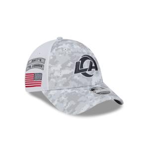 GORRA NEW ERA CAP LOS ANGELES RAMS NFL SALUTE TO SERVICE 2024 9FORTY SNAPBACK en STOCK