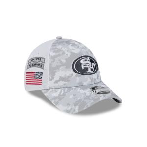 GORRA NEW ERA CAP SAN FRANCISCO 49ERS NFL SALUTE TO SERVICE 2024 9FORTY SNAPBACK en STOCK