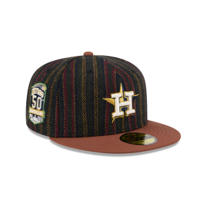 GORRA NEW ERA CAP HOUSTON ASTROS MLB VINTAGE HERRINGBONE 59FIFTY CERRADA en STOCK