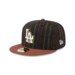 GORRA NEW ERA CAP LOS ANGELES DODGERS MLB VINTAGE HERRINGBONE 59FIFTY CERRADA en STOCK