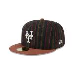 GORRA NEW ERA CAP NEW YORK METS MLB VINTAGE HERRINGBONE 59FIFTY CERRADA en STOCK